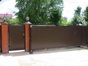 Дистанционное управление с откатными воротами - пример 8 фото в Красково