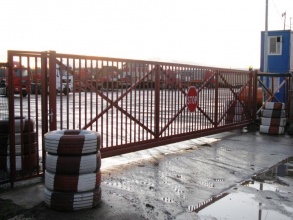 Решетчатые ворота откатные - пример 12 фото в Красково