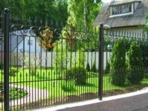 Кованые заборы на ленточном фундаменте 80 метров фото в Красково
